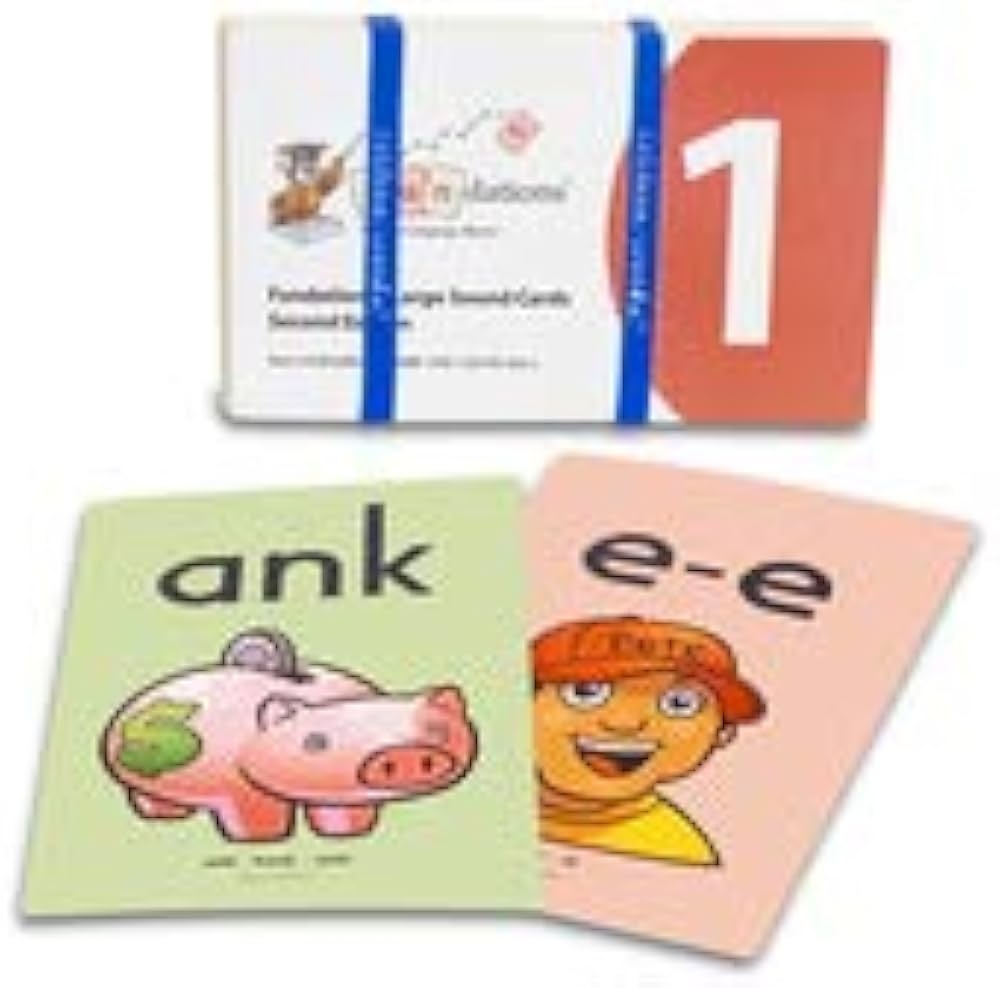 Fundations Large Sound Cards Level 1 Wilson 9781567783292 Amazon Books