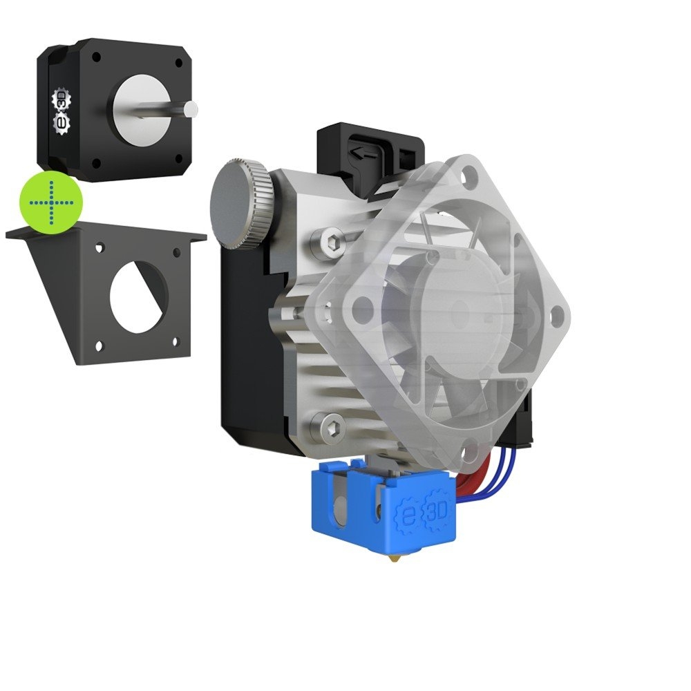 Genuine E3D Titan Aero 1 75mm Standard 24V Full Aero Kit With Aero Motor Bracket TITAN AERO ST 175 24V BR MTR Quantum 3D Printing