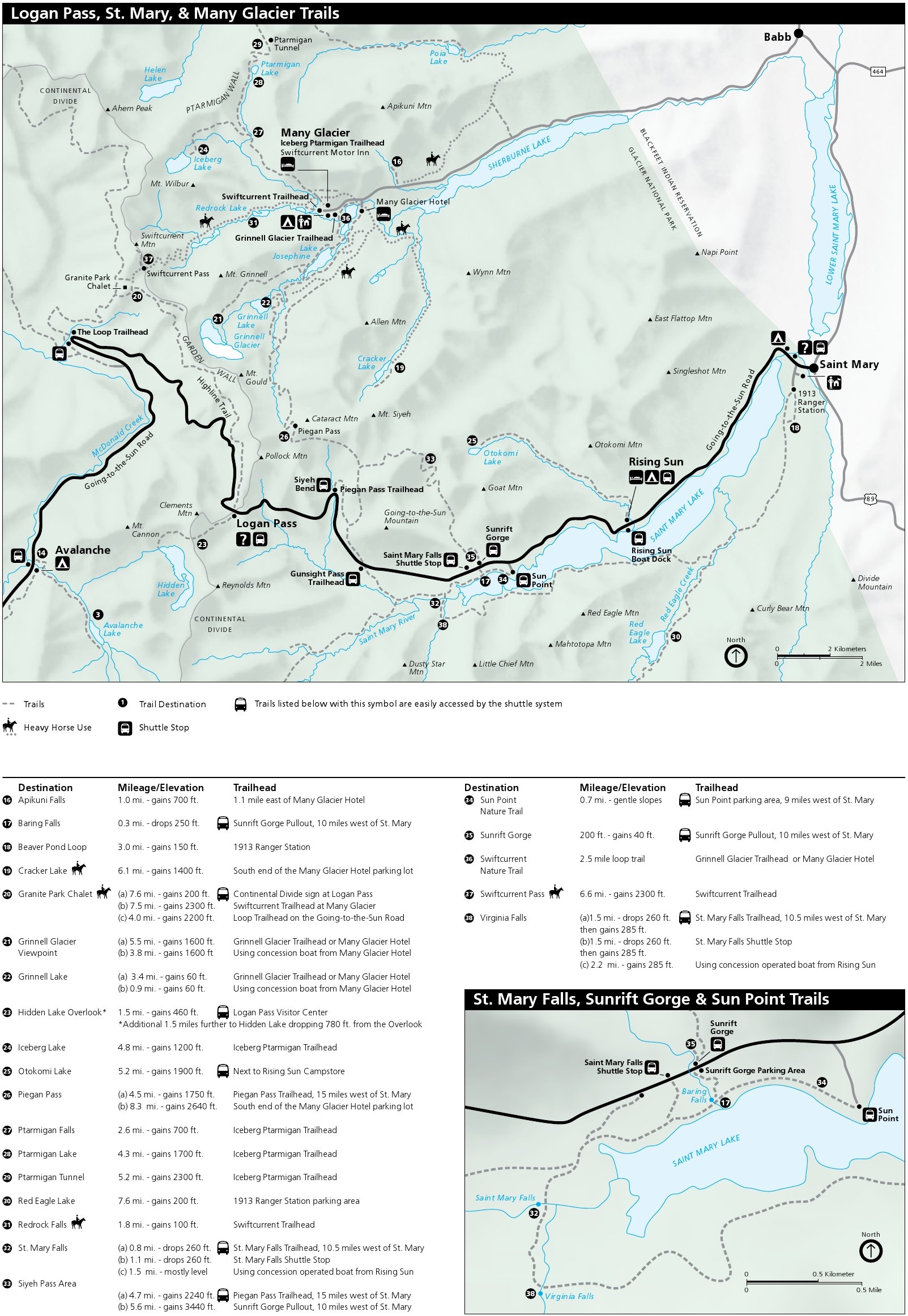Glacier Maps NPMaps Just Free Maps Period 