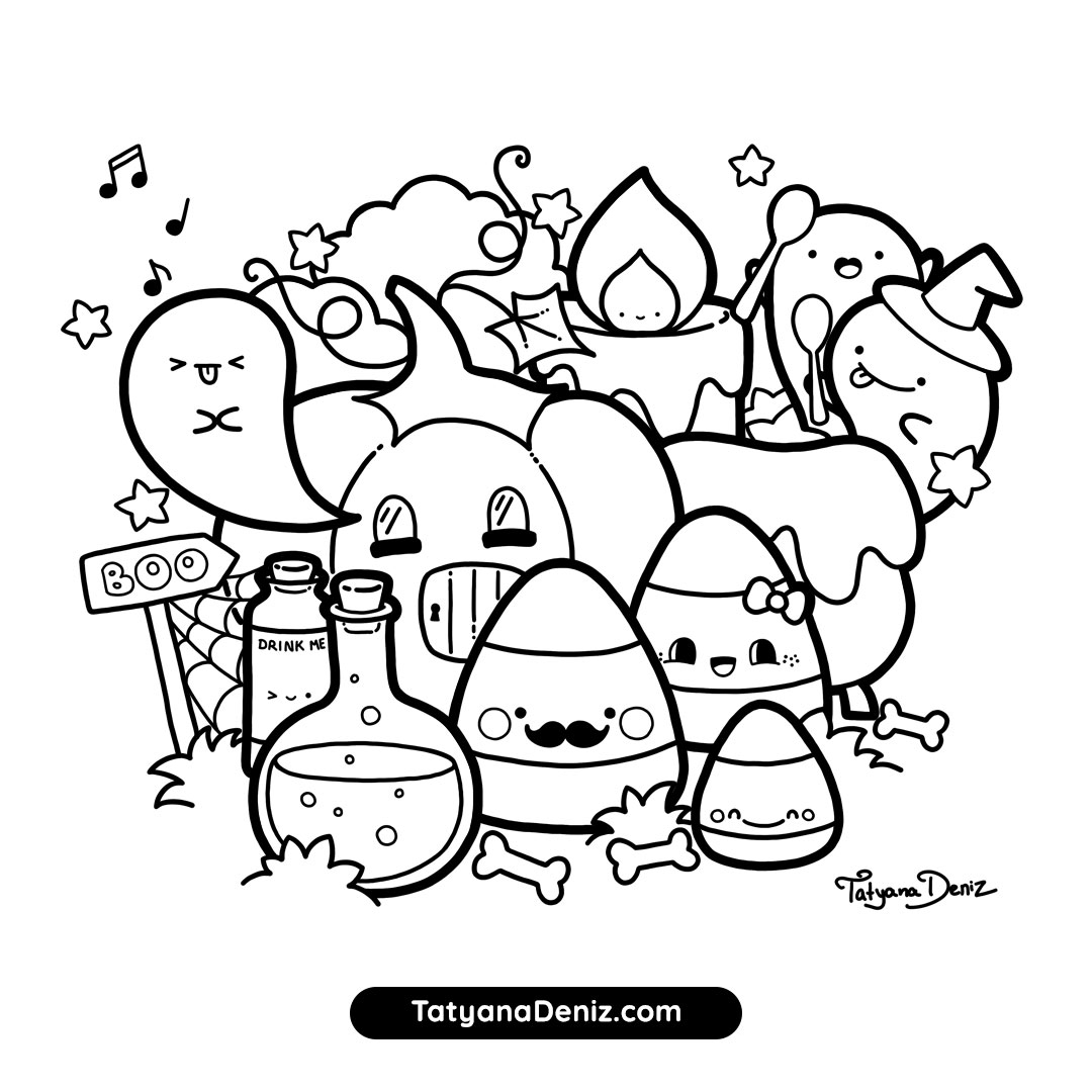 Halloween Coloring Pages Free Printable