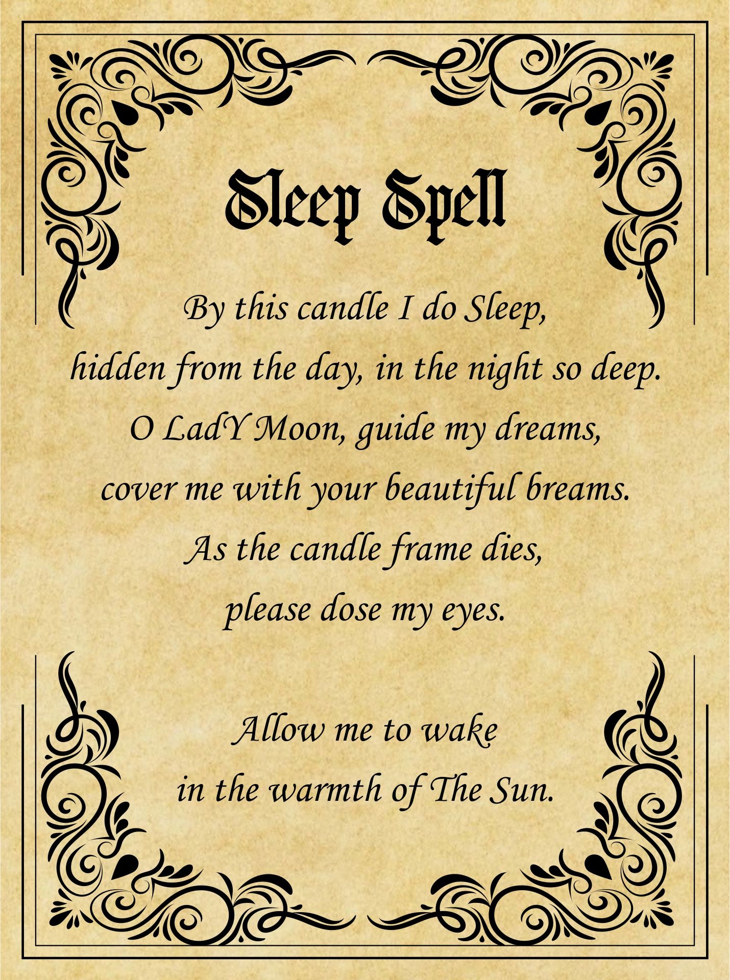Halloween Spells 15 Free PDF Printables Printablee