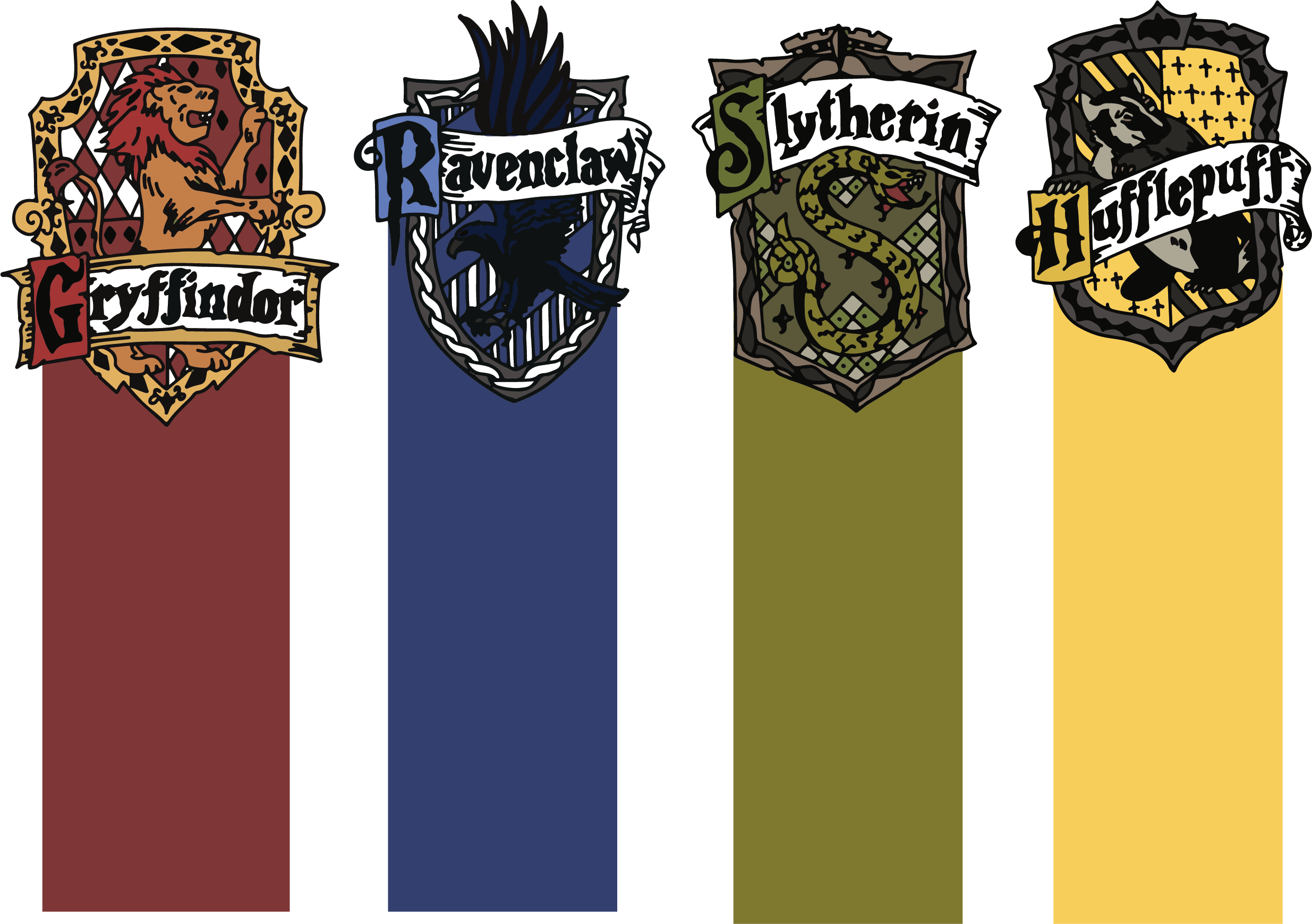 Harry Potter House Crests Printables Free