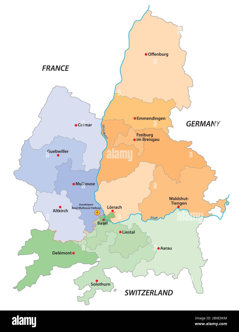 Haut Rhin Map Hi res Stock Photography And Images Alamy