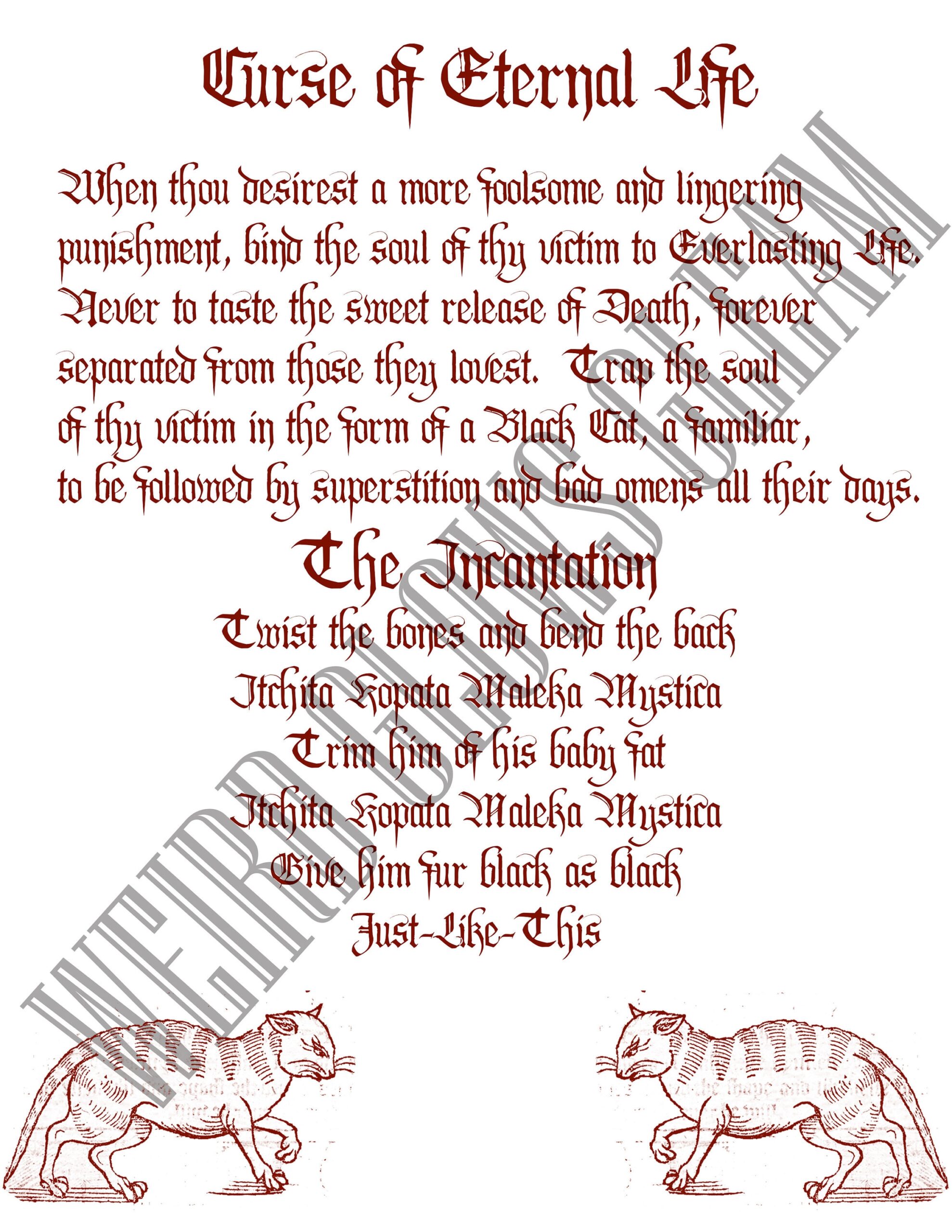 Hocus Pocus Spell Book Pages Volume 2 Etsy UK