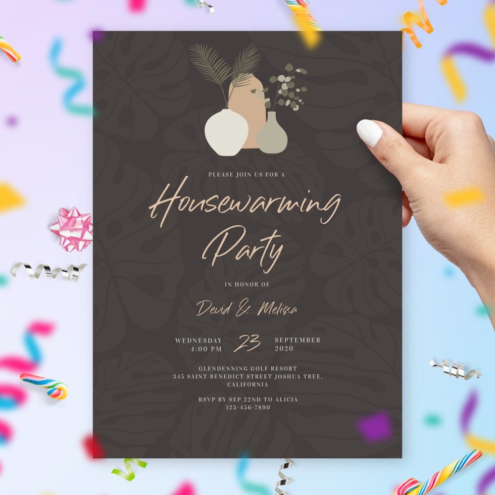 Housewarming Invitations Customize Print Or Download