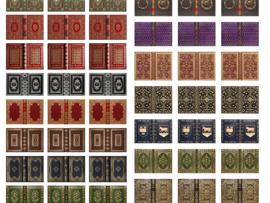 How To Make Miniature Antique Books And Free Printable