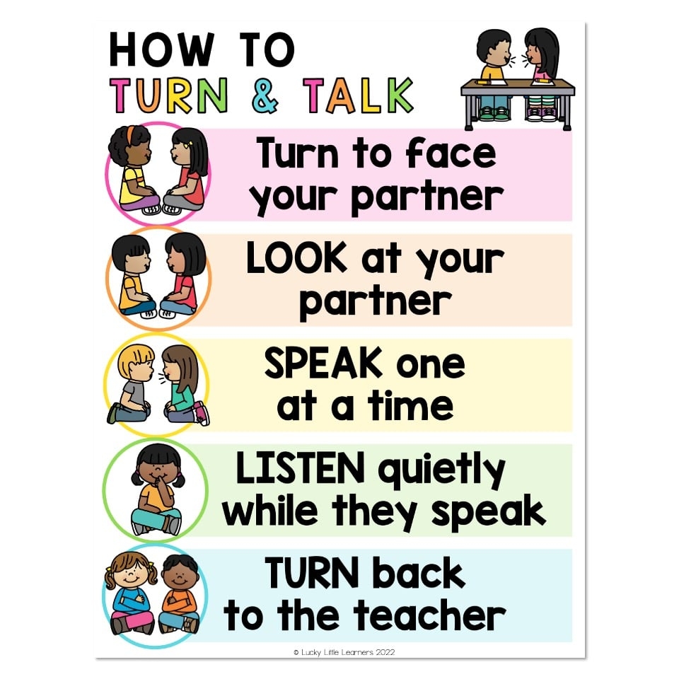 Think Pair Share Free Printables