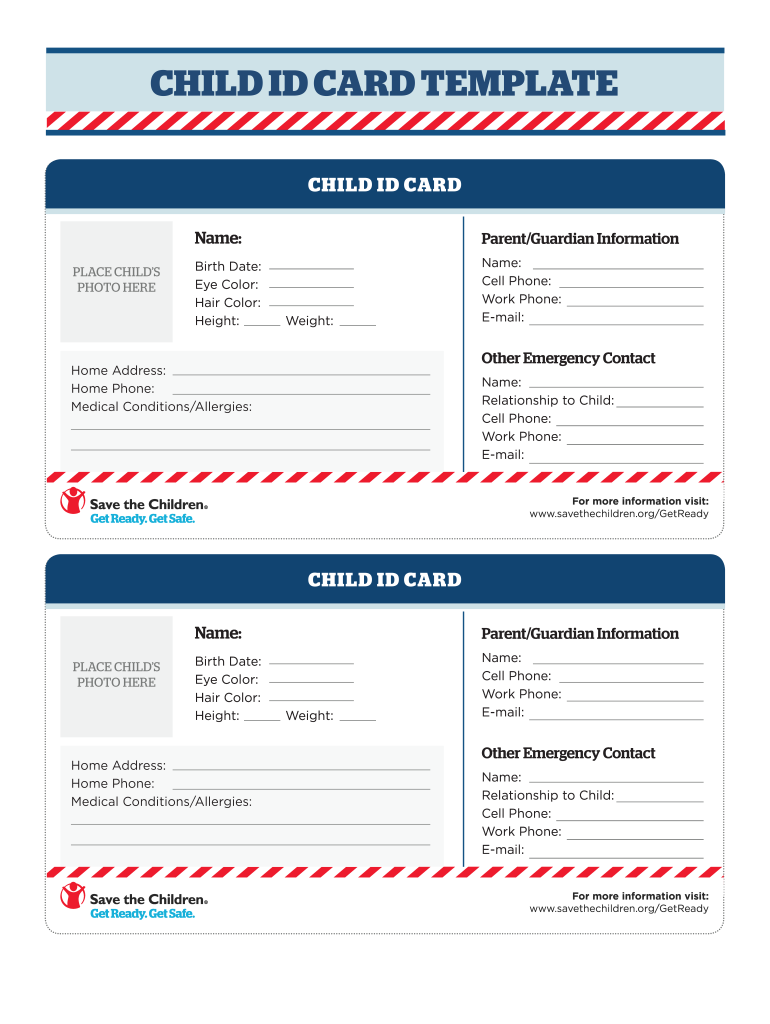 Id Card Template Photo Fill Online Printable Fillable Blank PdfFiller