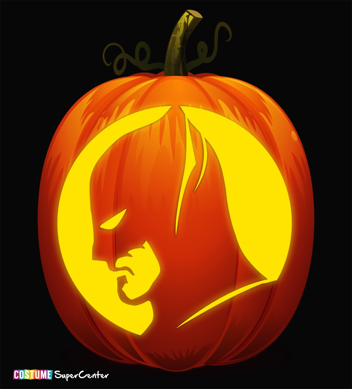 Batman Pumpkin Stencil Free Printable