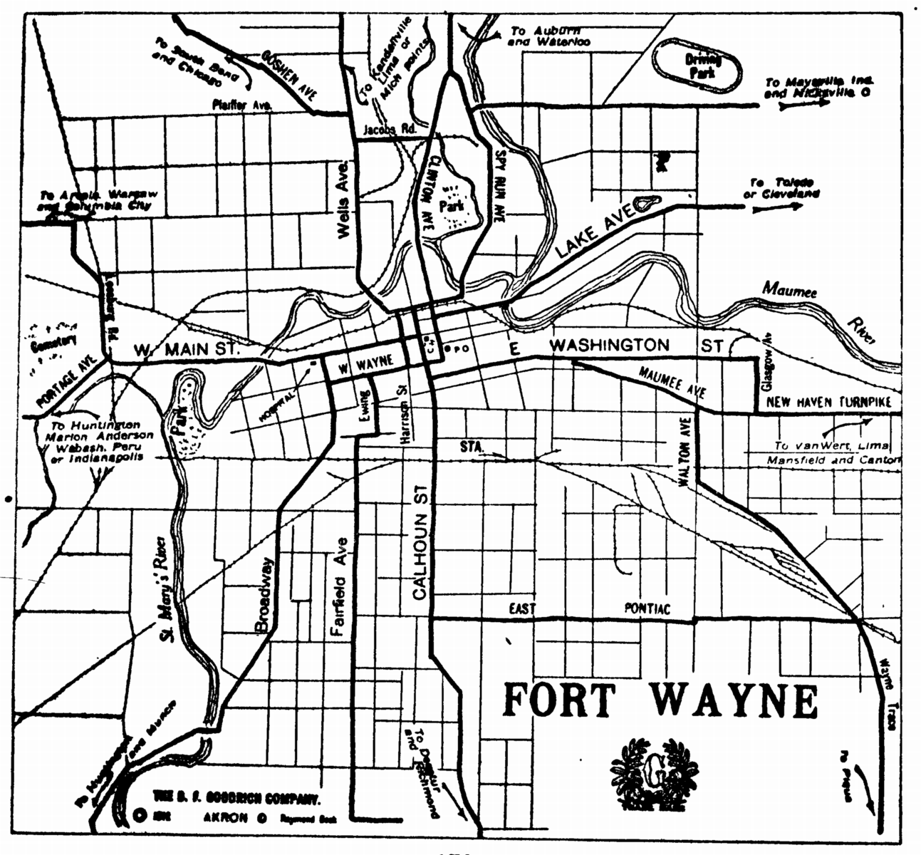 Indiana City Maps At AmericanRoads