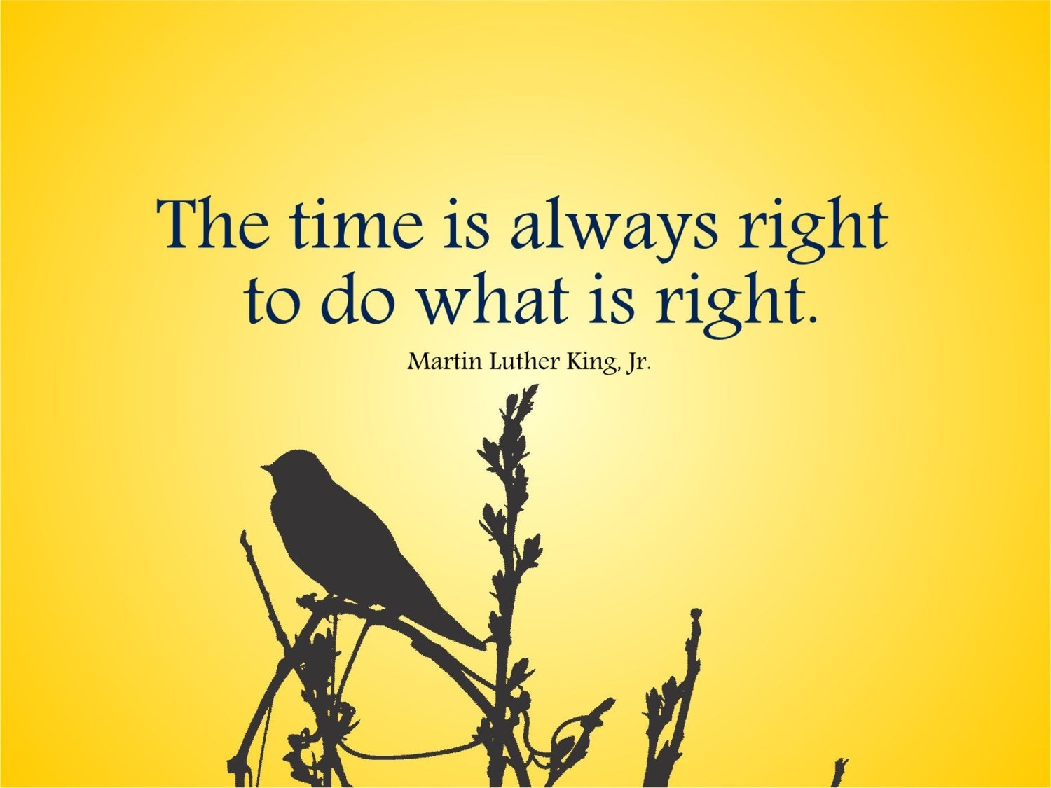 Instant Download Doing Right Inspirational Martin Luther King Jr Quote Printable 300dpi Family Friendly