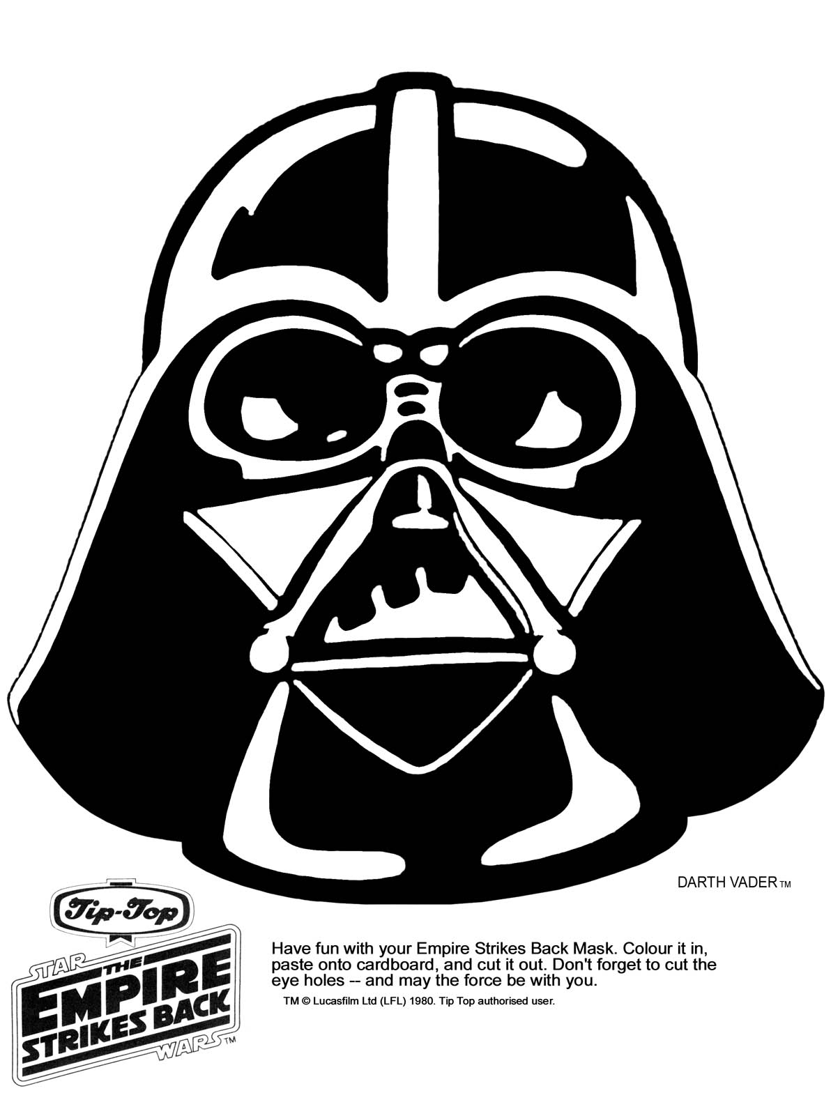 K s Star Base Star Wars Printable Masks Kaplan s Page