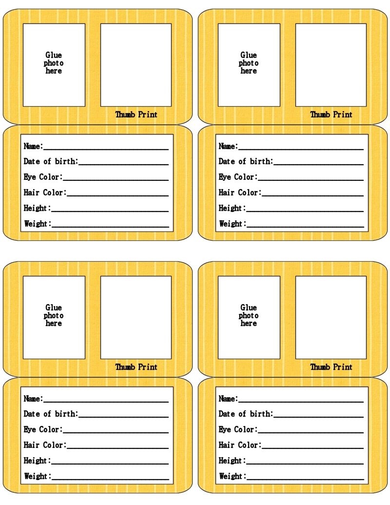 Kid ID Cards