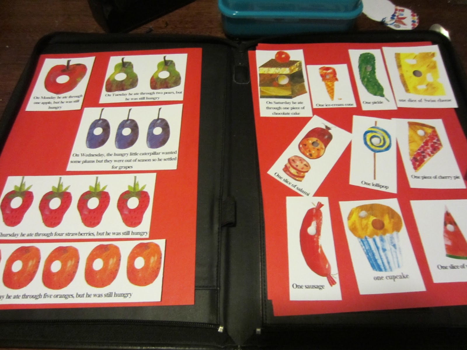 Learn With Play At Home Very Hungry Caterpillar Food Labels
