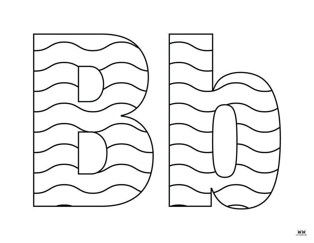 Letter B Coloring Pages 15 FREE Pages Printabulls