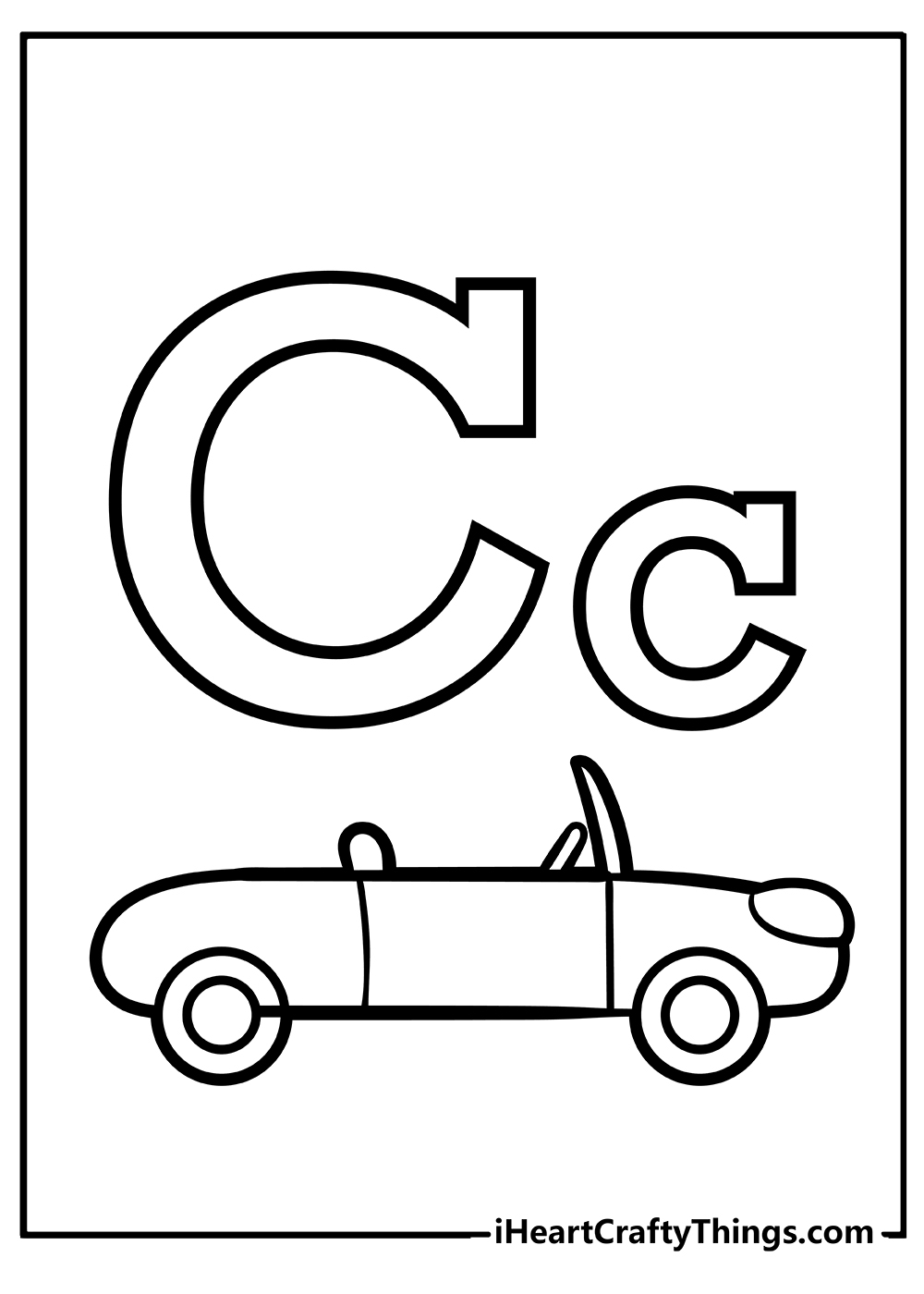 Letter C Printables For Toddlers