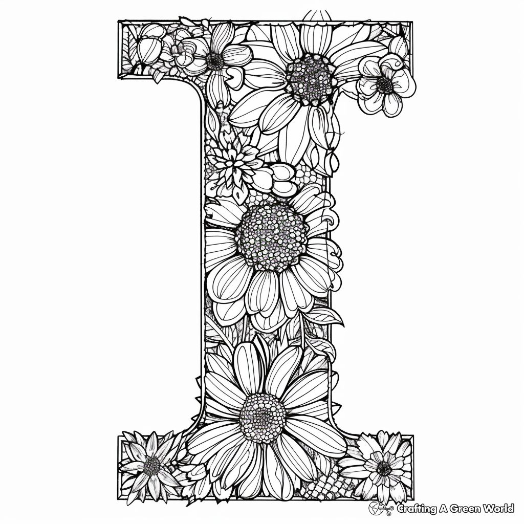 Letter i Coloring Pages Free Printable 