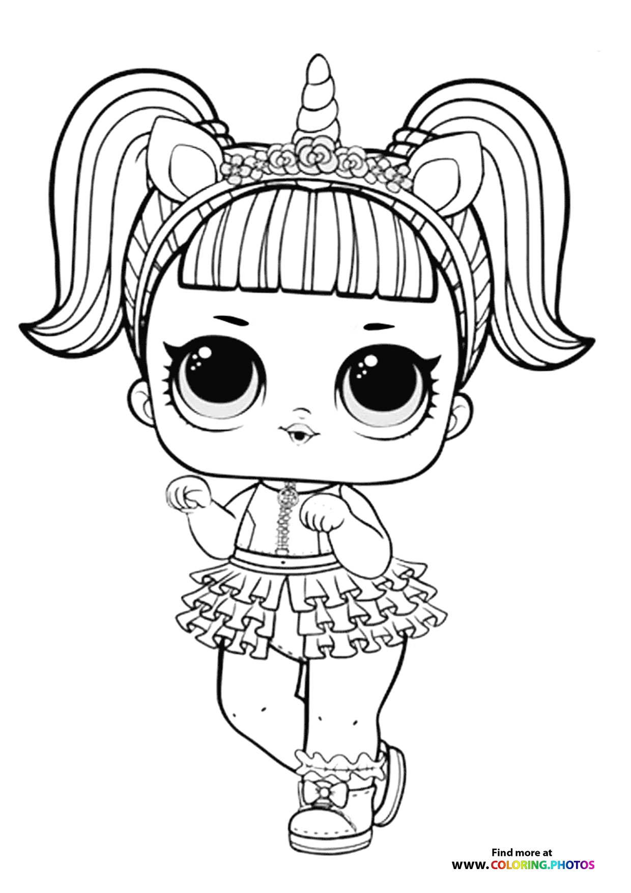 Lol Dolls Coloring Pages Printable