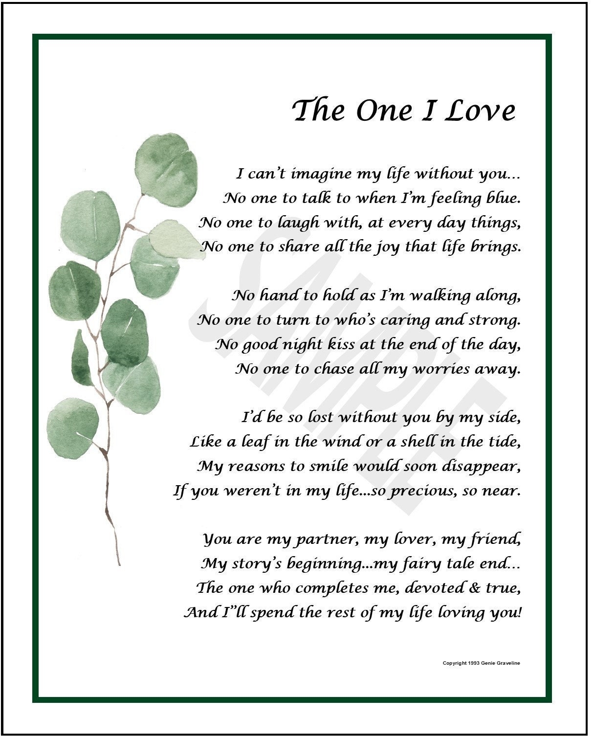 Love Poem For Wife Husband Love Poem For Boyfriend Girlfriend DIGITAL DOWNLOAD Wife Husband Girlfriend Boyfriend 30th 40th 50th Birthday Etsy