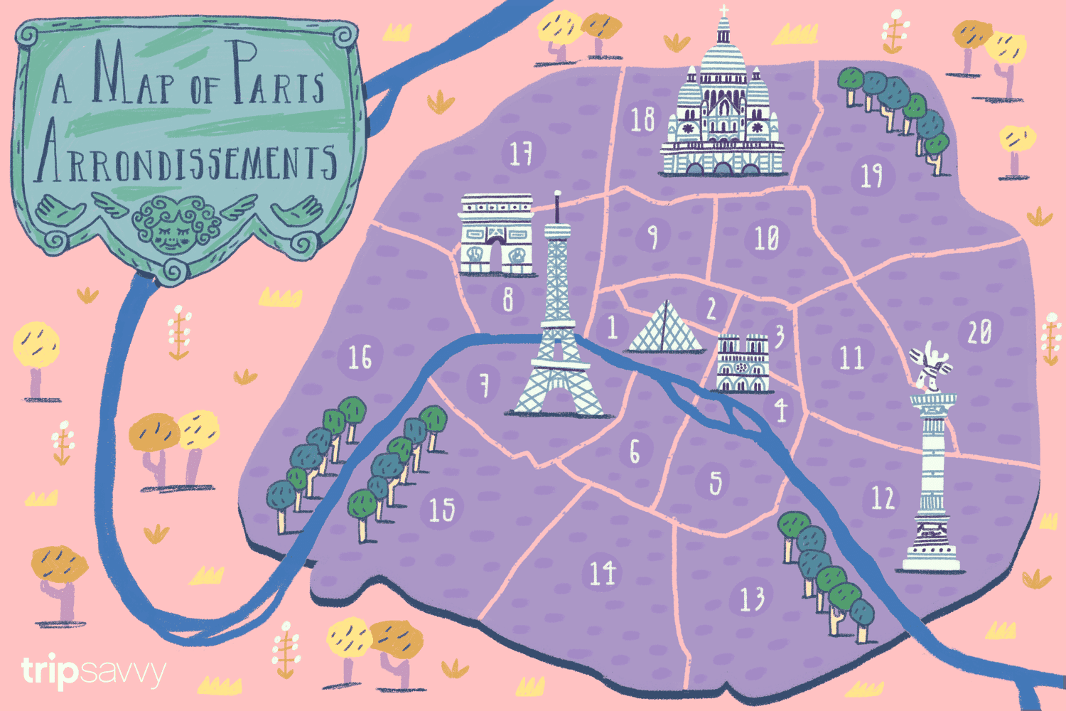 Map Of Paris Arrondissements Getting Around