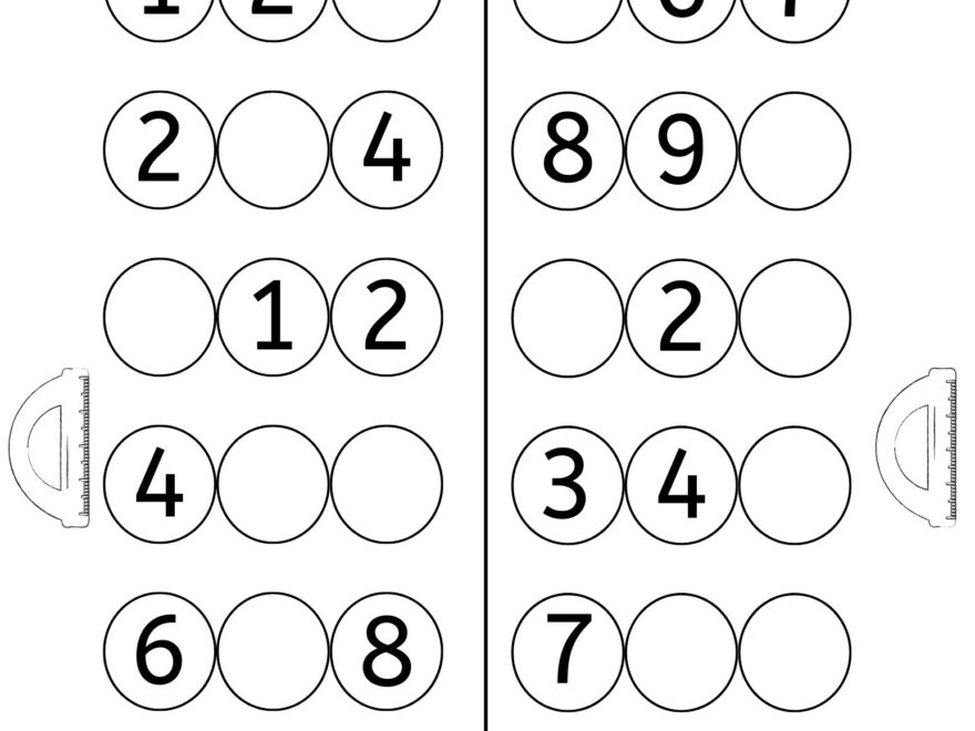Math Practice Worksheets For Preschool And Kindergarten Kids Helloprintable
