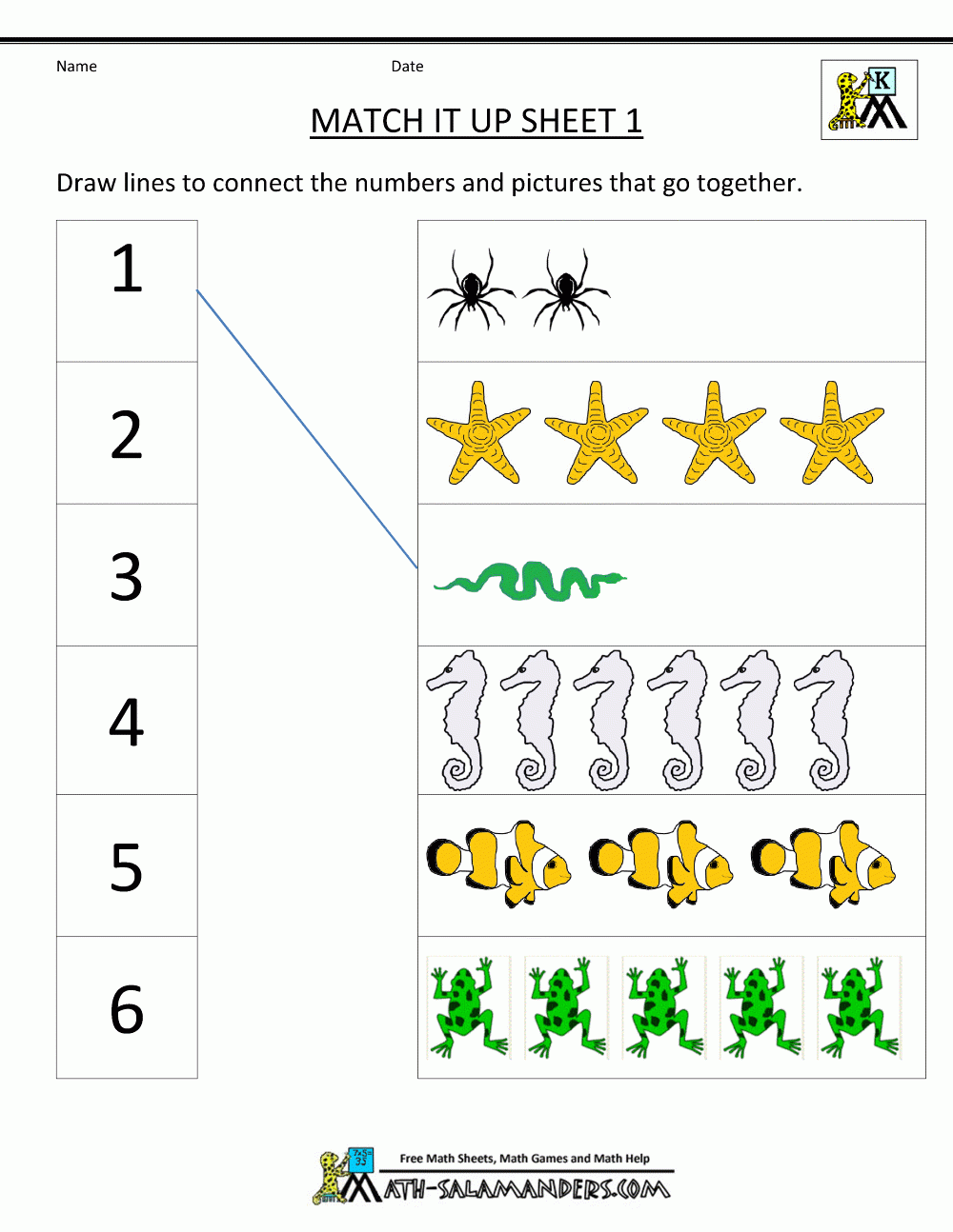 Printable Math Activities For Preschoolers