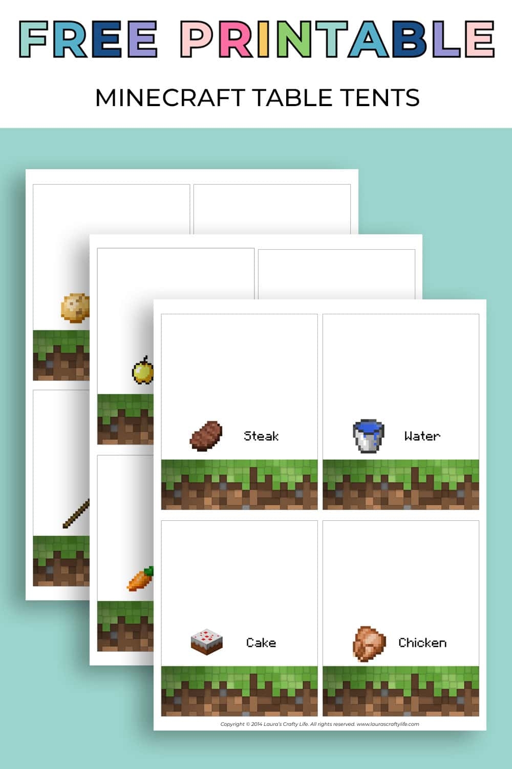Minecraft Food Labels