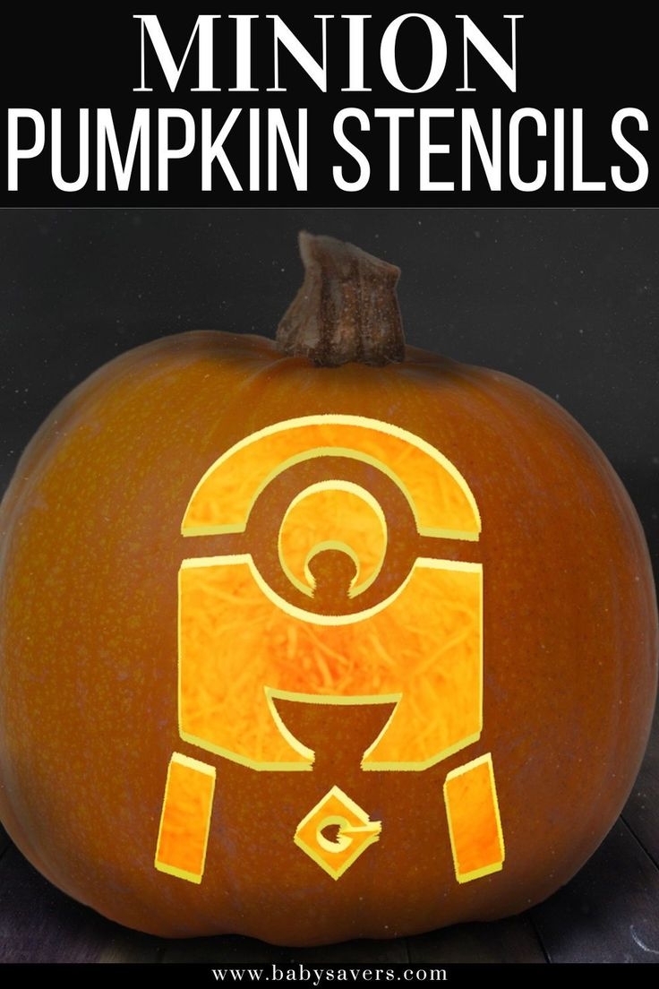 Minion Pumpkin Carving 21 Free Printable Pumpkin Templates