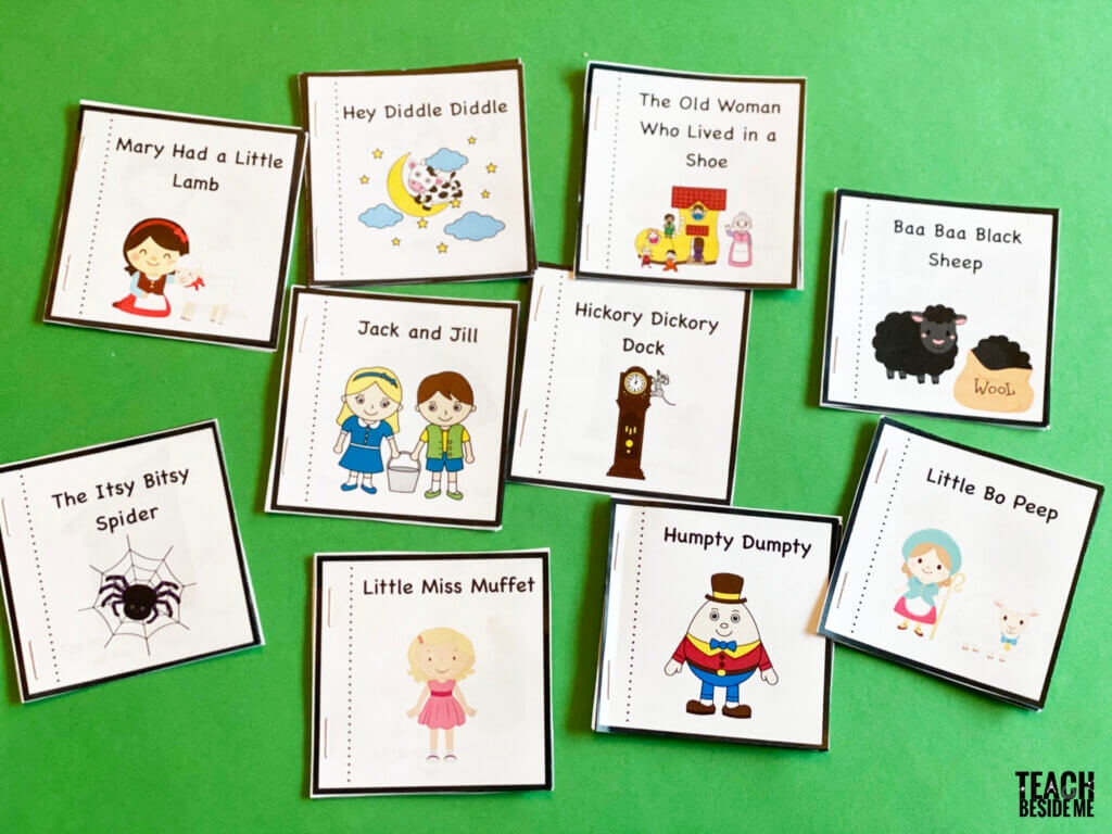 Mother Goose Nursery Rhymes Teaching Printable Learning Pack Teach Beside Me
