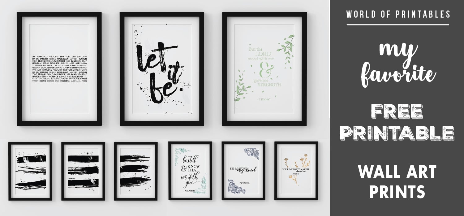 Free Printable Wall Art Decor