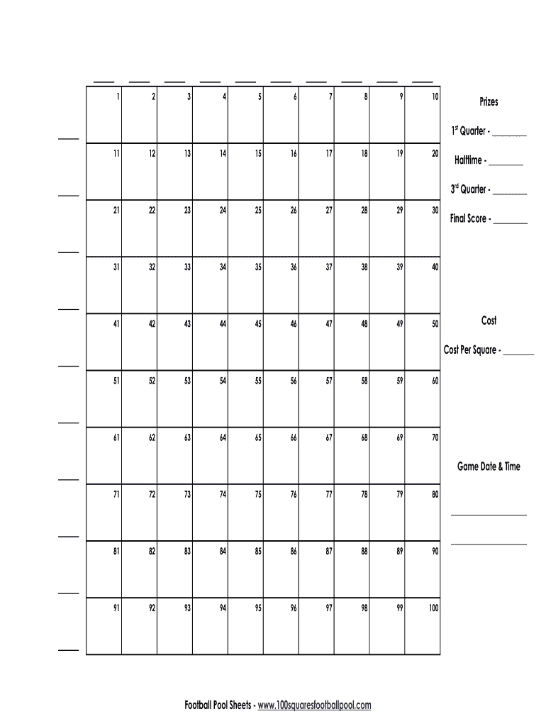Nfl Picks Week 4 Printable