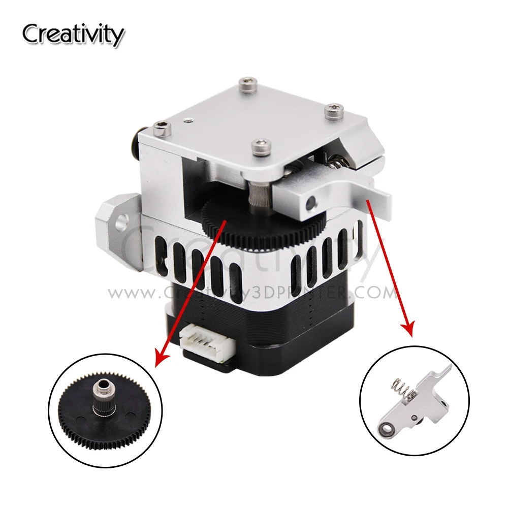 Null Sector Titan titan Aero Metal Extruder Idler Arm With 66 Teeth For 1 75mm Filament
