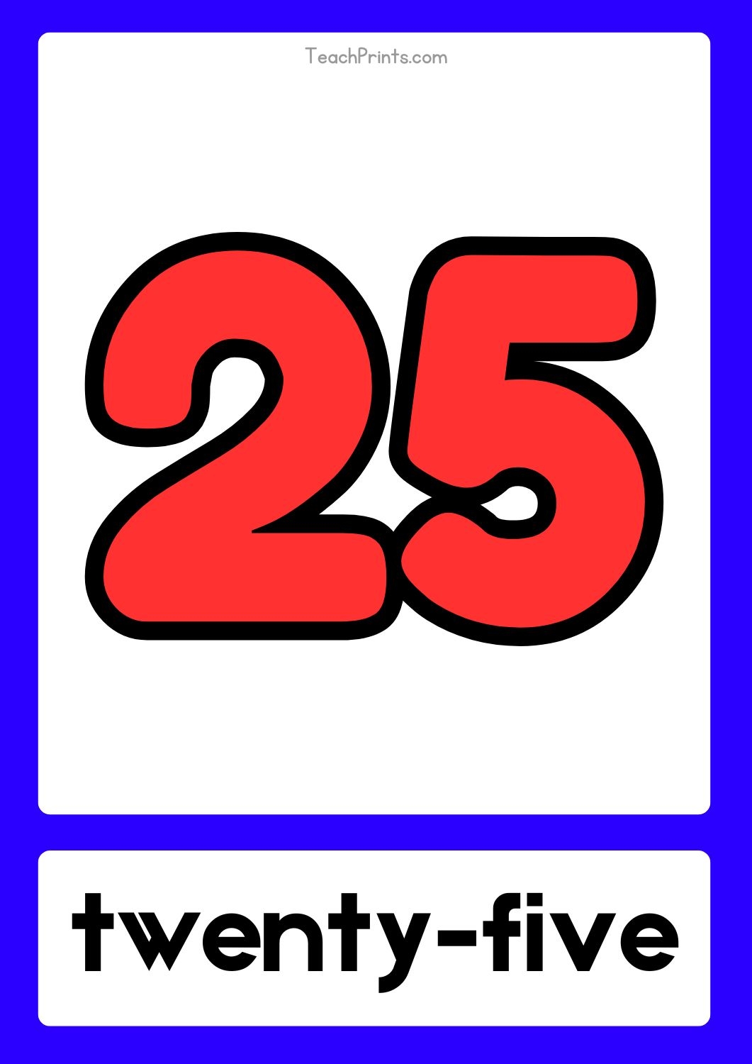 Numbers Flashcards Numbers 1 100 Free Printables Teach Prints