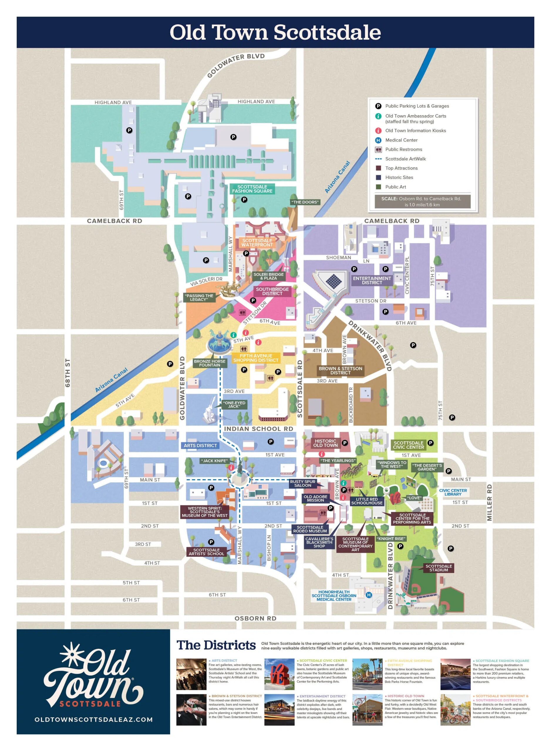 Printable Map Of Scottsdale Az