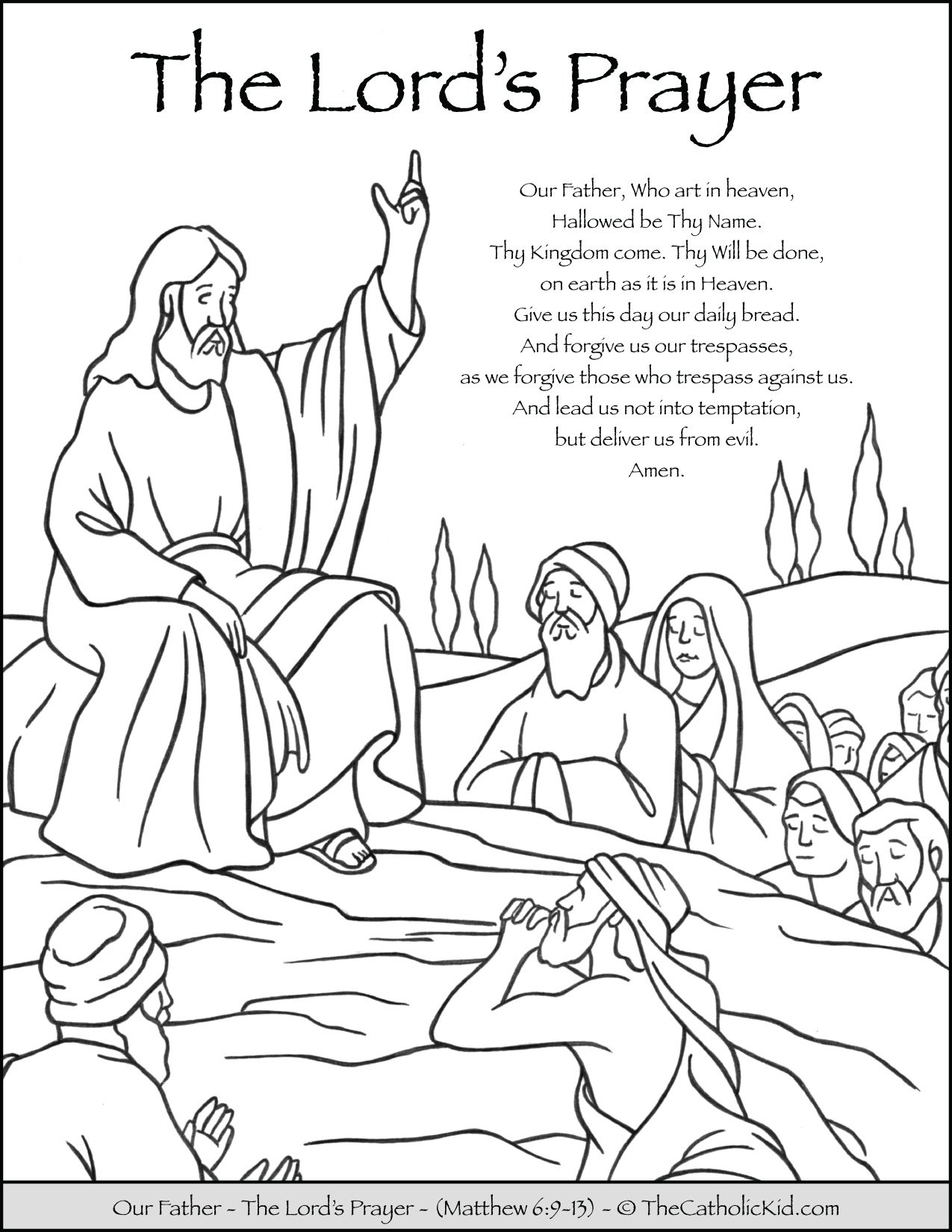 Free Printable Coloring Pages On Prayer