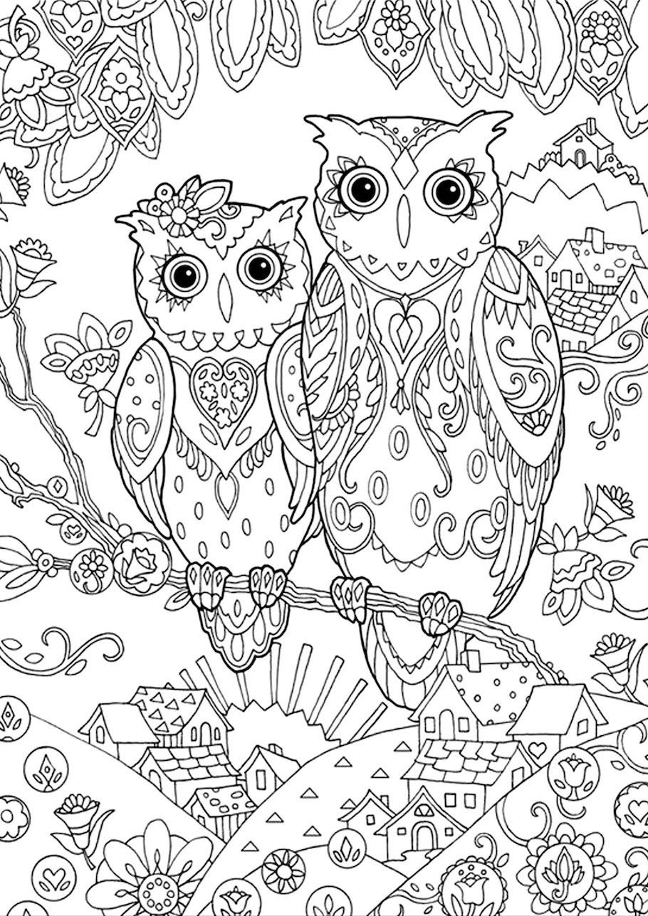 Owl Family Doodle Is Art