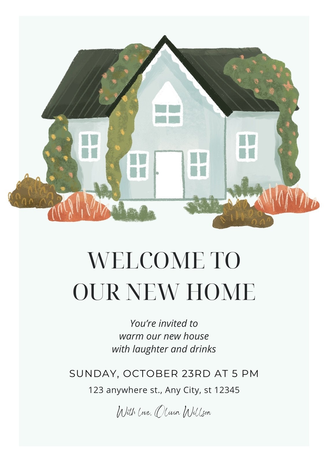 Page 3 Free Custom Printable Housewarming Invitation Templates Canva