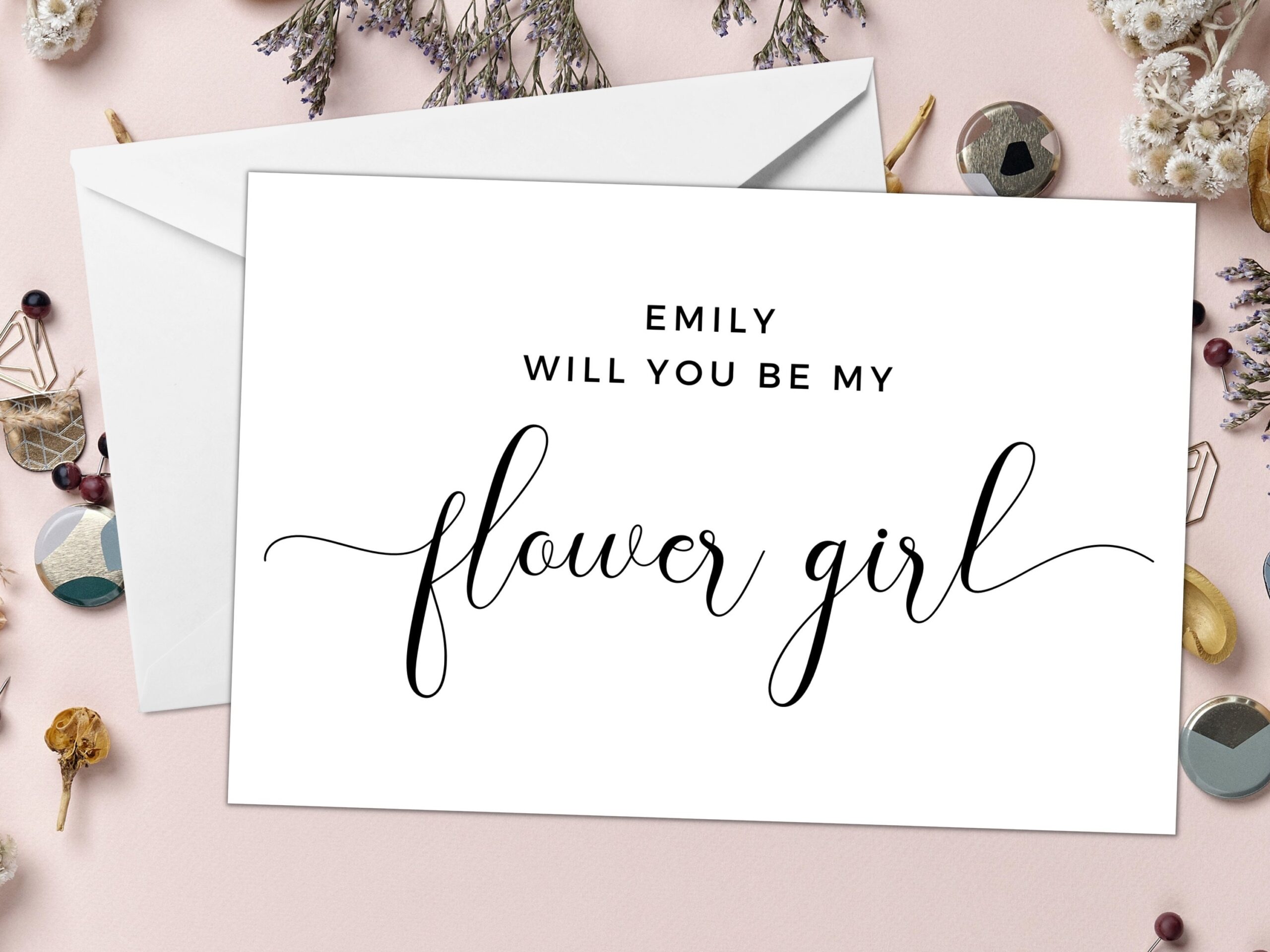 Will You Be My Flower Girl Free Printable