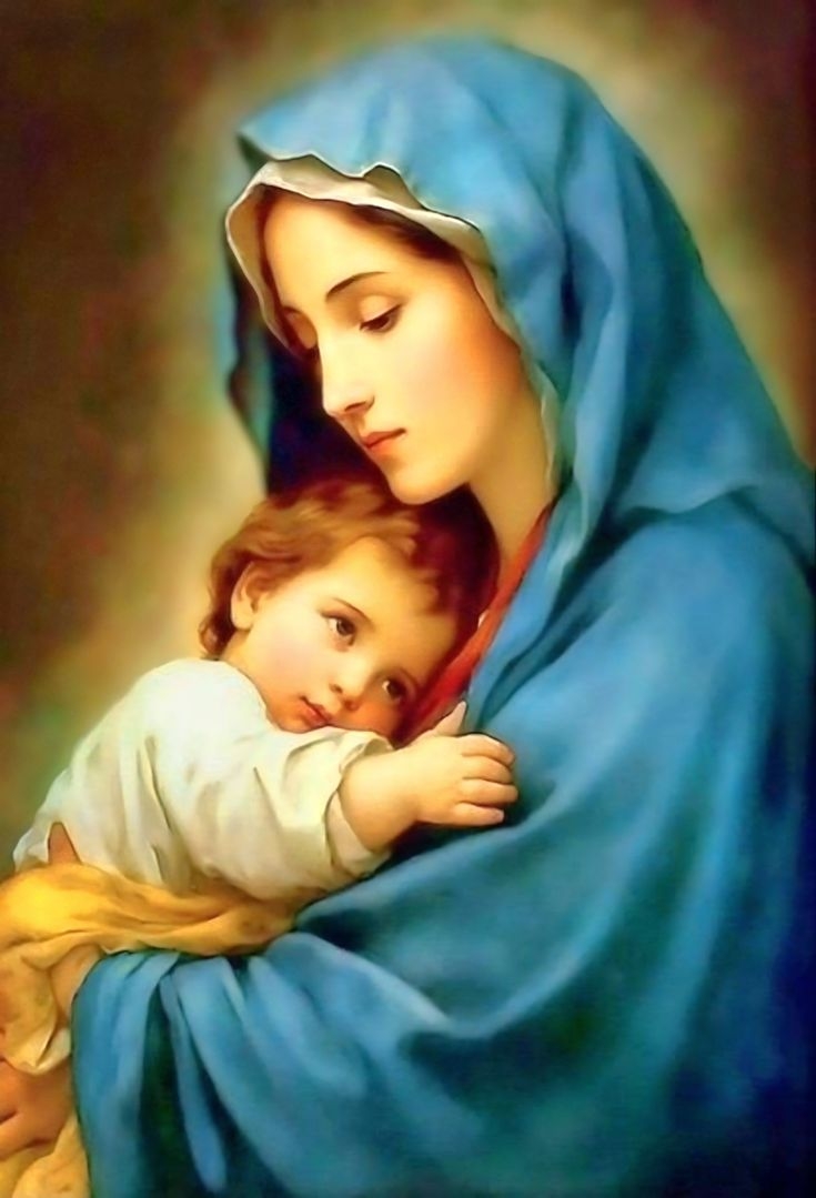 Printable Pictures Of Mary And Baby Jesus