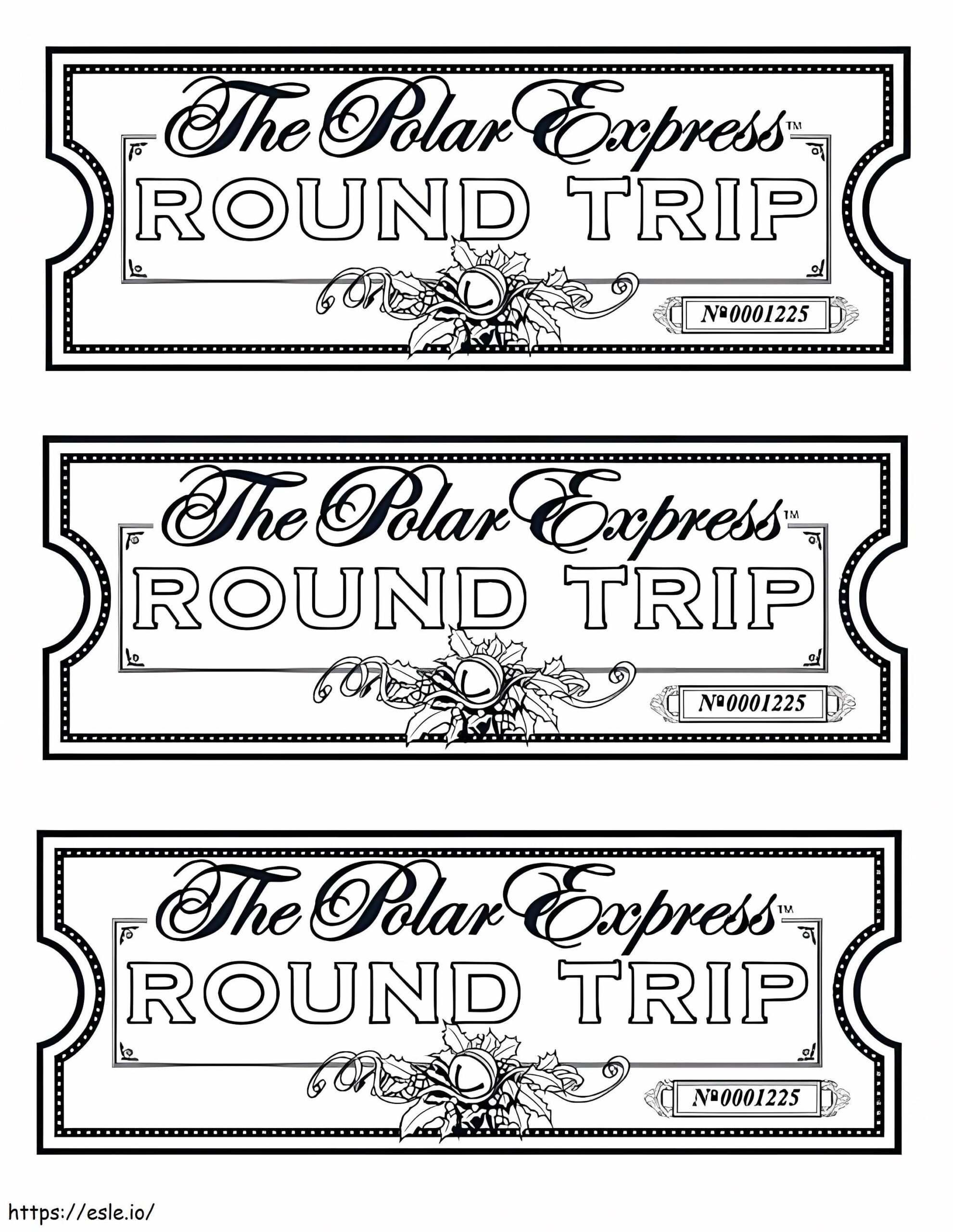 Polar Express Train Ticket Printable