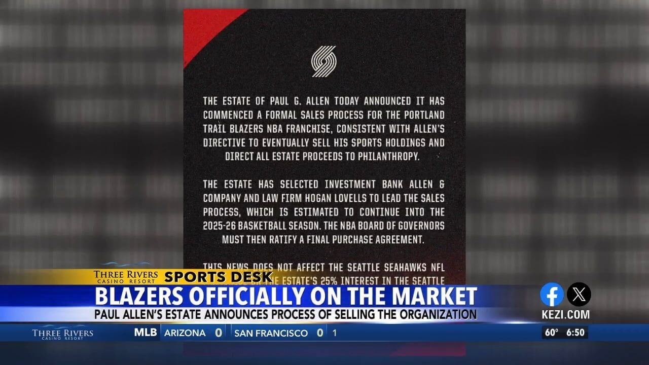 Portland Trail Blazers Up For Sale Video Kezi
