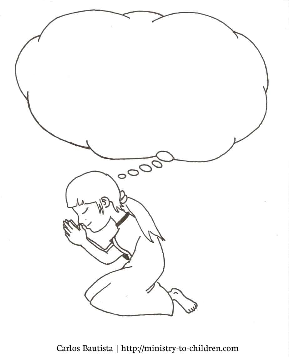 Prayer Coloring Pages For Kids free Printable Pictures 