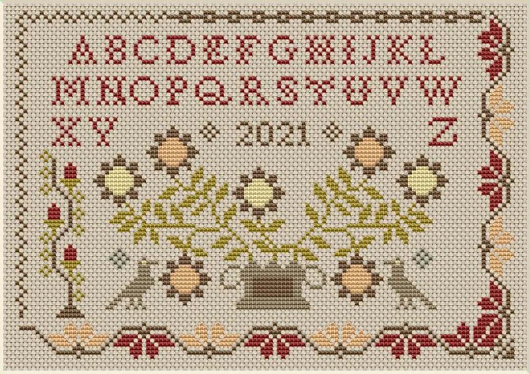 Free Printable Primitive Cross Stitch Patterns