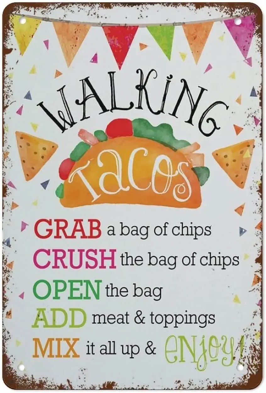 Free Printable Walking Taco Sign