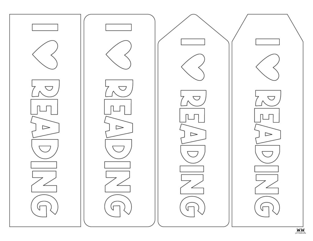 Printable Bookmarks 500 FREE Bookmarks Printabulls