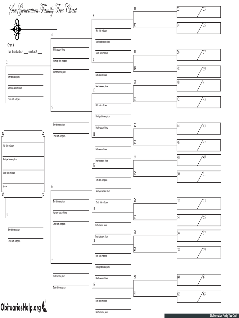 Printable Family Tree Template Fill Online Printable Fillable Blank PdfFiller