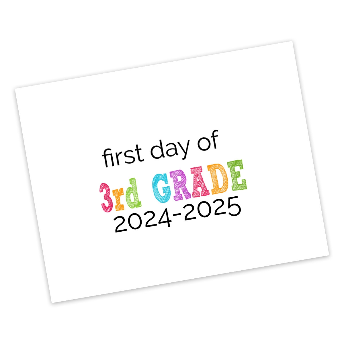 Printable First Day Of School Signs 2020 2021 The Happier Homemaker Printable First Day Of School Signs 2020 2021 The Happier Homemaker