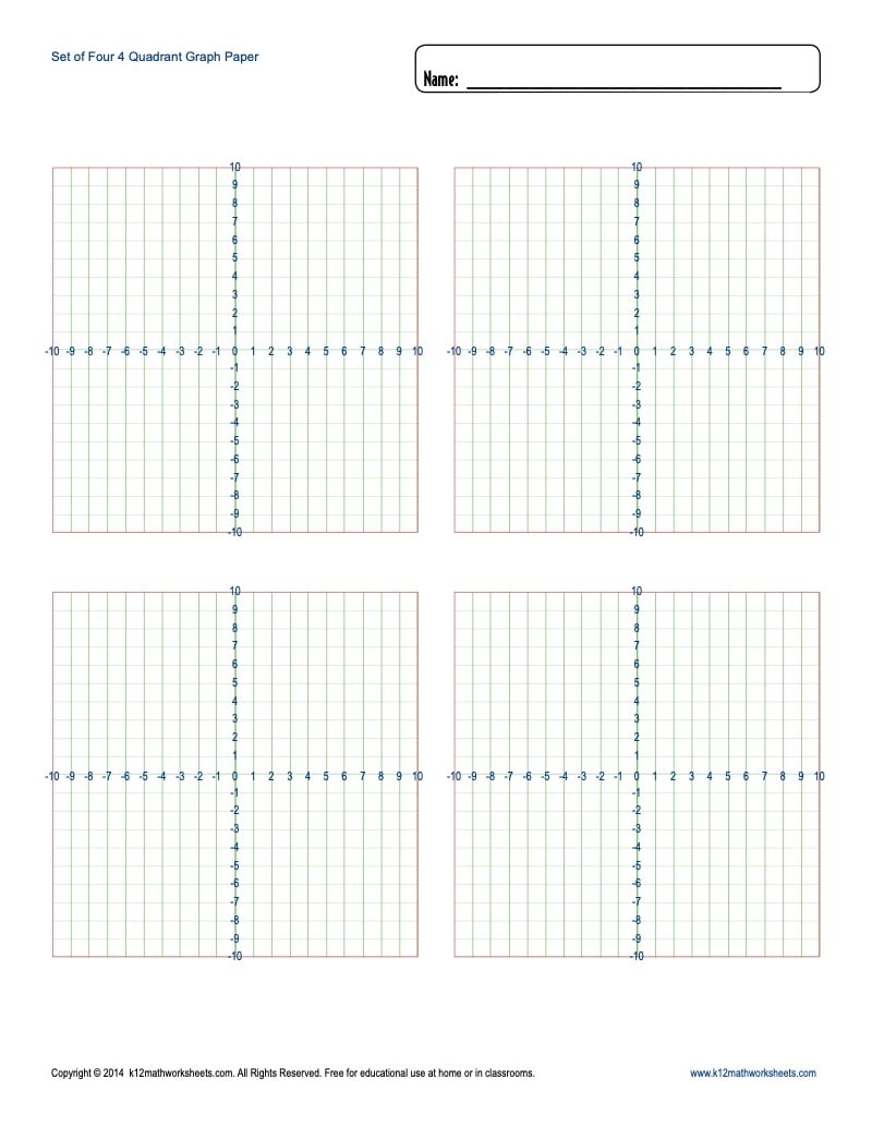 Graphs X And Y Axis Printable