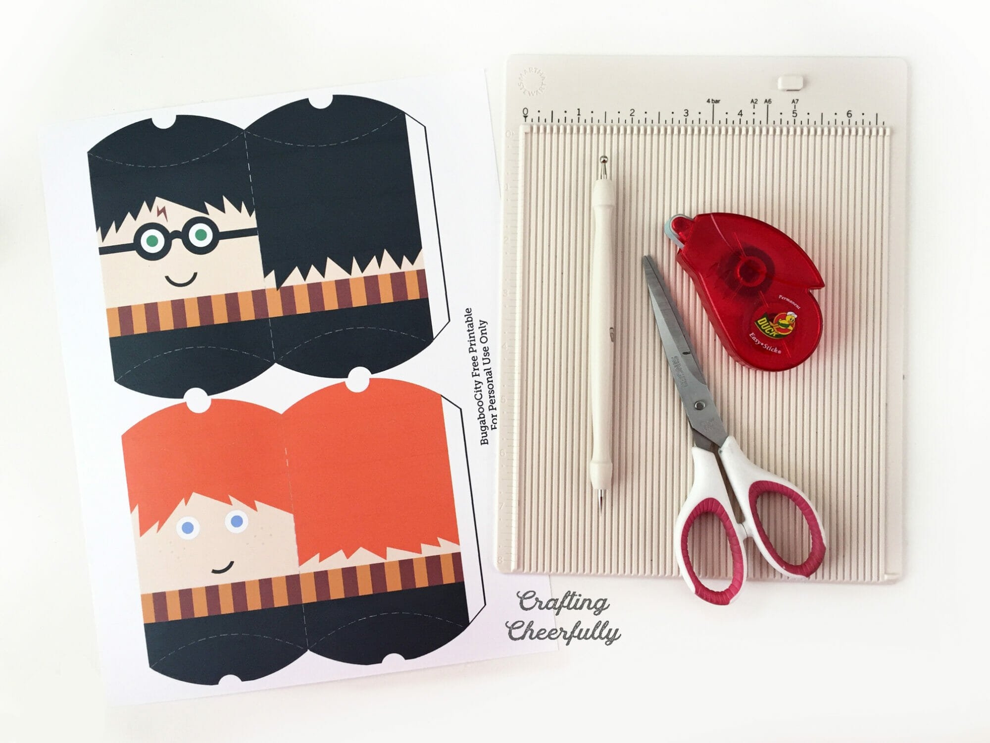 Printable Harry Potter Treat Boxes Crafting Cheerfully