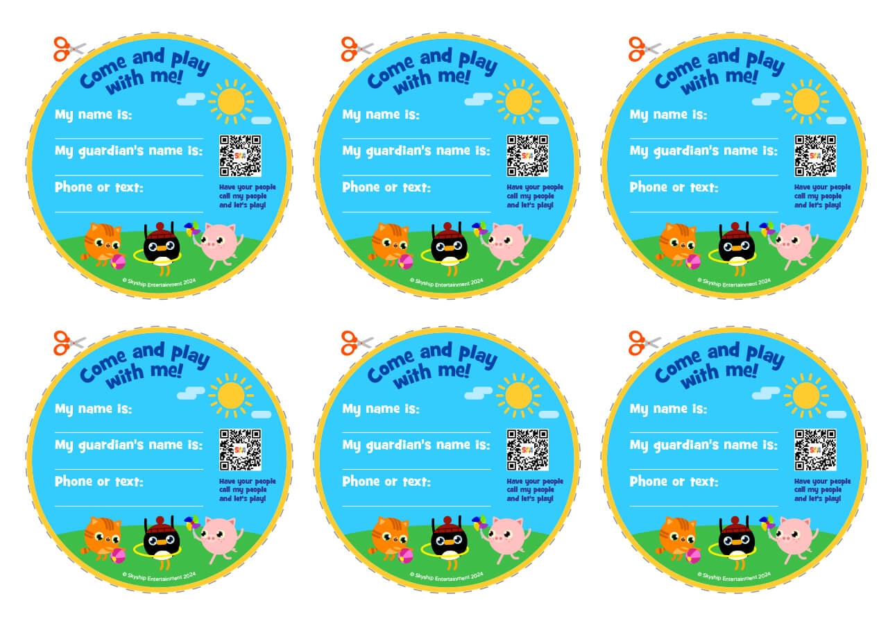 Printable Play Date Invitations Super Simple